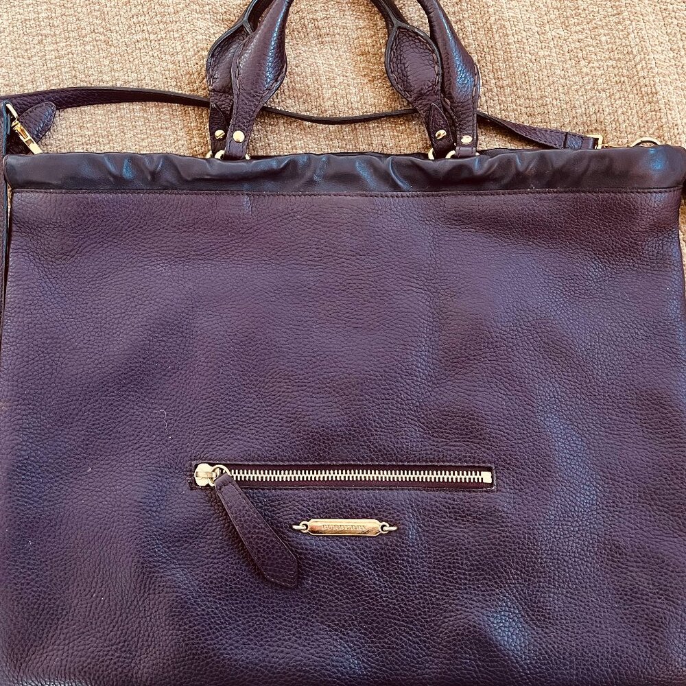 Burberry Tote in Grape ( rare color)